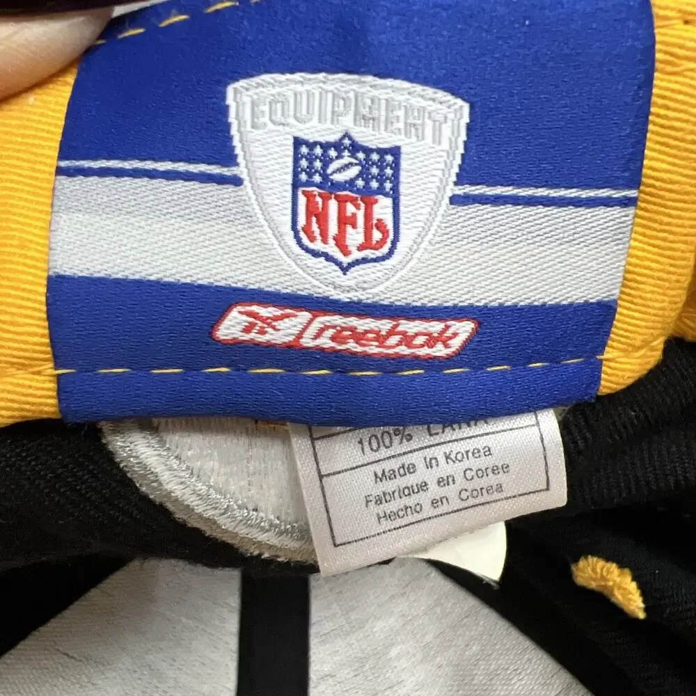 Reebok Pittsburgh Steelers Football Hat Mens Adjustable NFL Team Apparel Cap